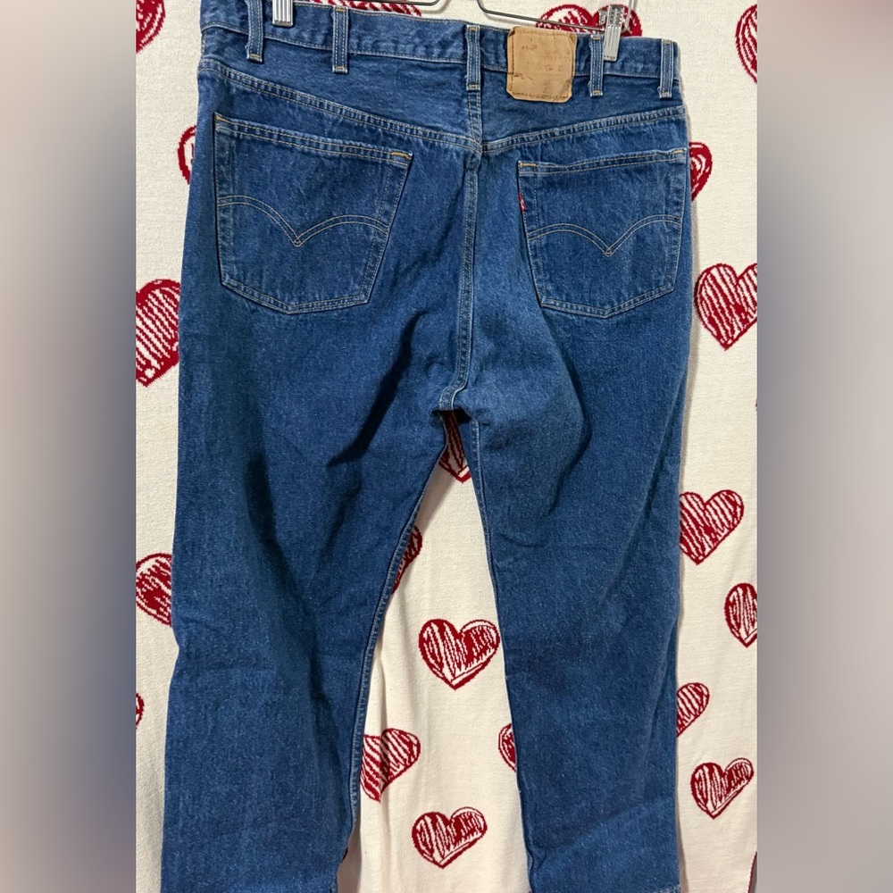 Levis 501 Vintage 90s made in USA Straight Leg Jeans Blue Dark Wash 40x32